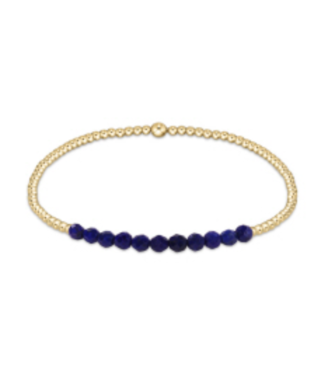 ENEWTON DESIGN Bliss 2mm Bead Bracelet - Lapis/Gold