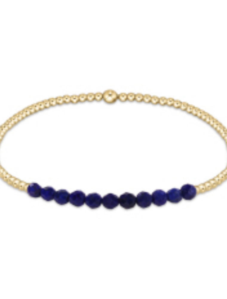 ENEWTON DESIGN Bliss 2mm Bead Bracelet - Lapis/Gold
