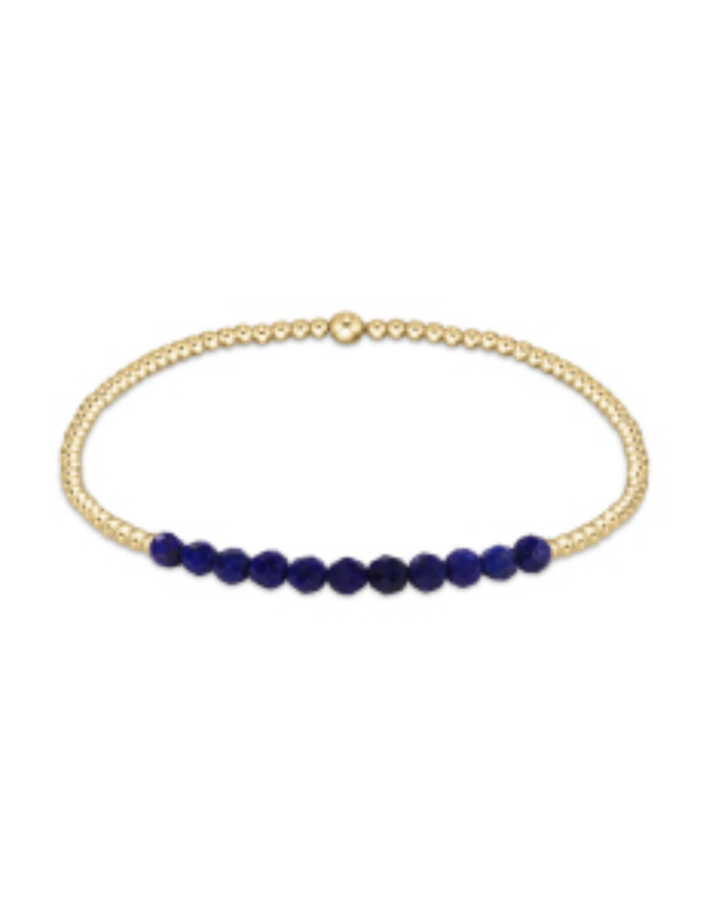 ENEWTON DESIGN Bliss 2mm Bead Bracelet - Lapis/Gold