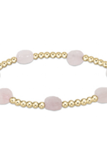ENEWTON DESIGN Admire 3mm Bead Bracelet - Pink Opal/Gold