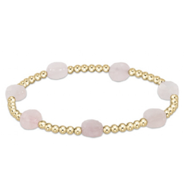 ENEWTON DESIGN Admire 3mm Bead Bracelet - Pink Opal/Gold