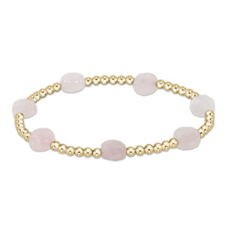 ENEWTON DESIGN Admire 3mm Bead Bracelet - Pink Opal/Gold