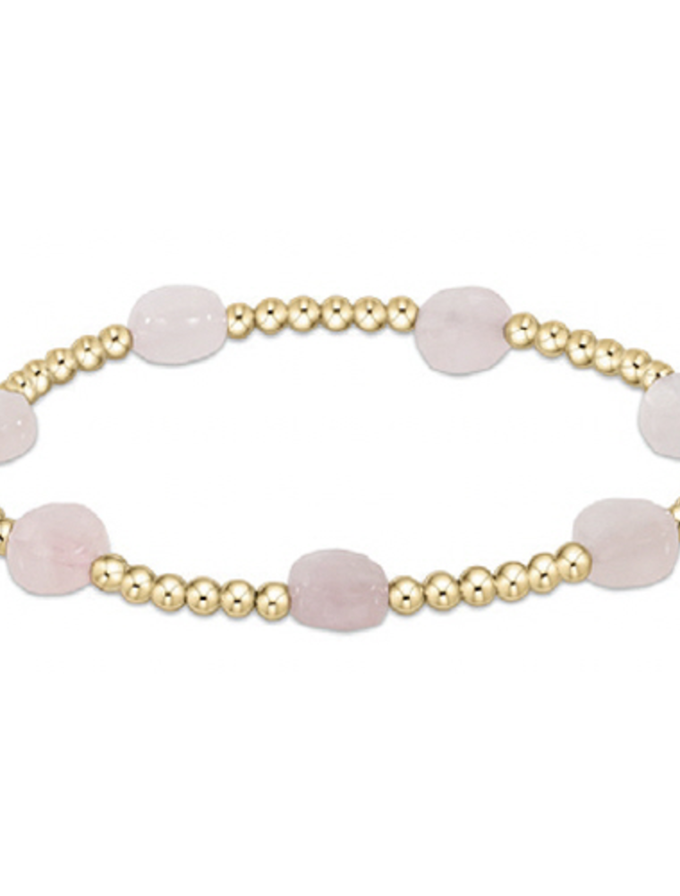 ENEWTON DESIGN Admire 3mm Bead Bracelet - Pink Opal/Gold