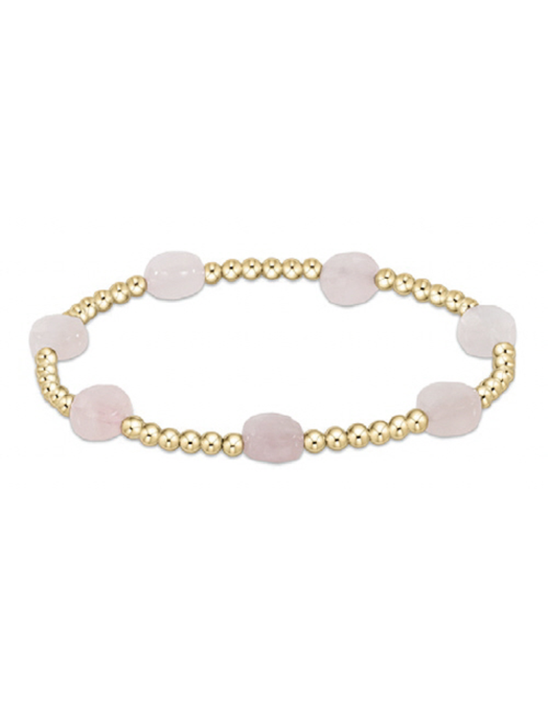 ENEWTON DESIGN Admire 3mm Bead Bracelet - Pink Opal/Gold
