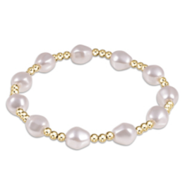 ENEWTON DESIGN Admire 3mm Bead Bracelet in Pearl/Gold