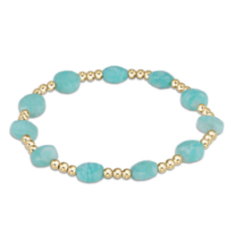 ENEWTON DESIGN Admire 3mm Bead Bracelet in Amazonite/Gold