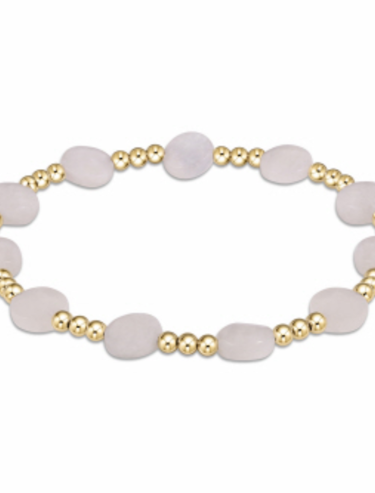 ENEWTON DESIGN Admire 3mm Bead Bracelet - Moonstone/Gold