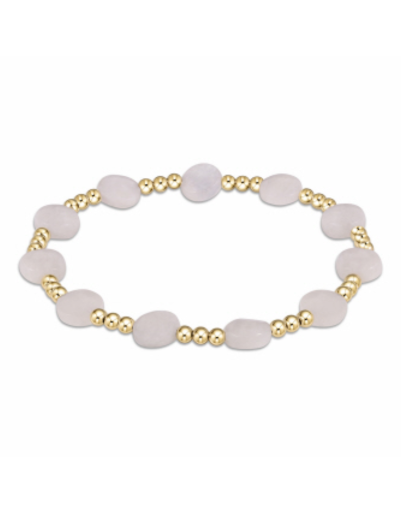 ENEWTON DESIGN Admire 3mm Bead Bracelet - Moonstone/Gold