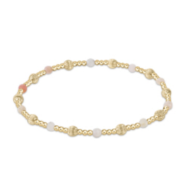 ENEWTON DESIGN Dignity Sincerity Pattern Bead Bracelet - Pink Opal/Gold