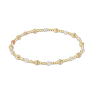 ENEWTON DESIGN Dignity Sincerity Pattern Bead Bracelet - Pink Opal/Gold