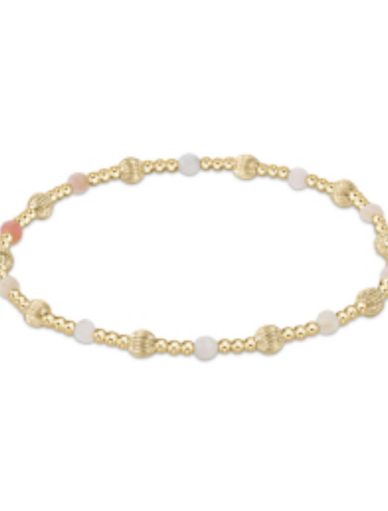 ENEWTON DESIGN Dignity Sincerity Pattern Bead Bracelet - Pink Opal/Gold