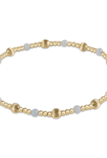 ENEWTON DESIGN Dignity Sincerity Pattern Bead Bracelet - Aquamarine/Gold