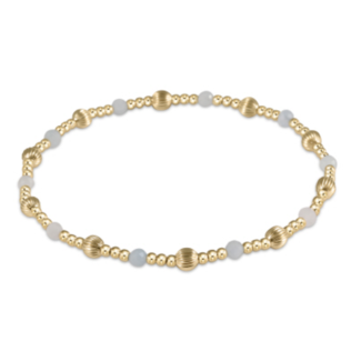 ENEWTON DESIGN Dignity Sincerity Pattern Bead Bracelet - Aquamarine/Gold