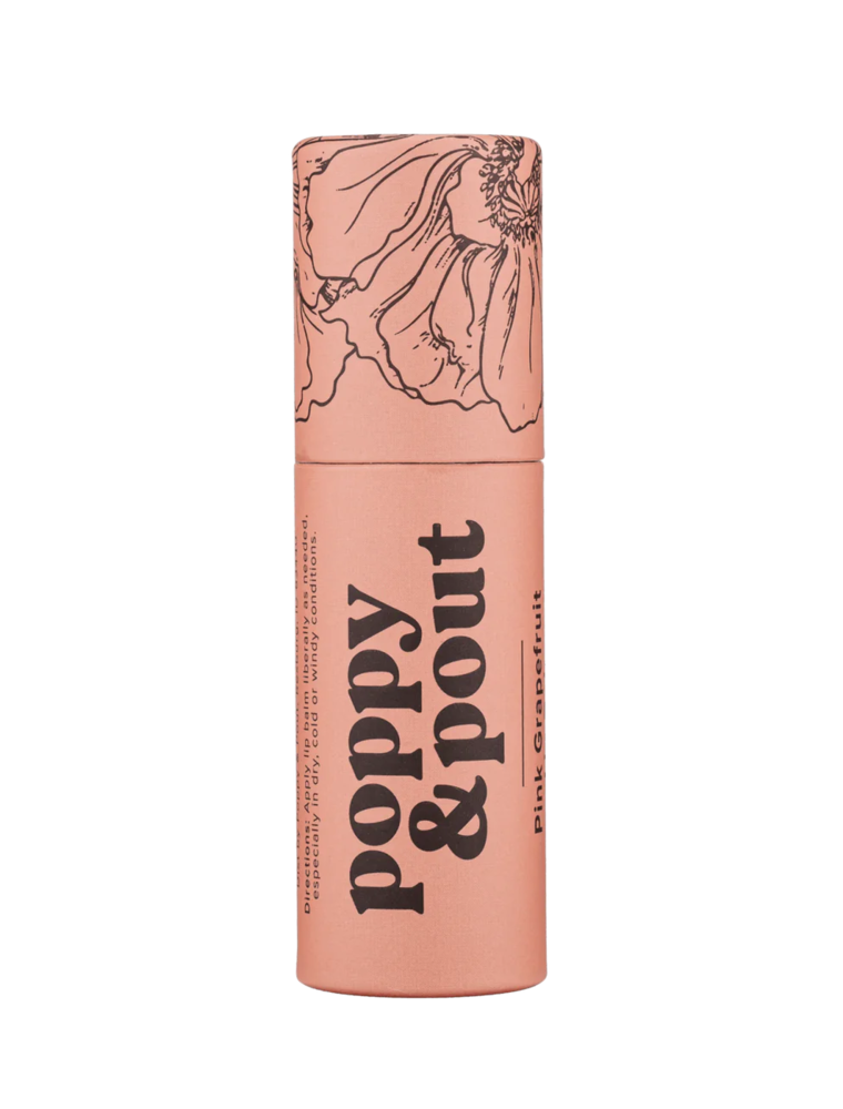 POPPY & POUT Pink Grapefruit Lip Balm