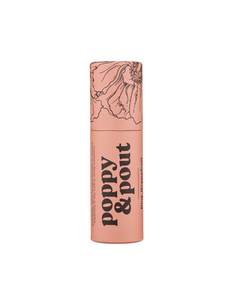 POPPY & POUT Pink Grapefruit Lip Balm
