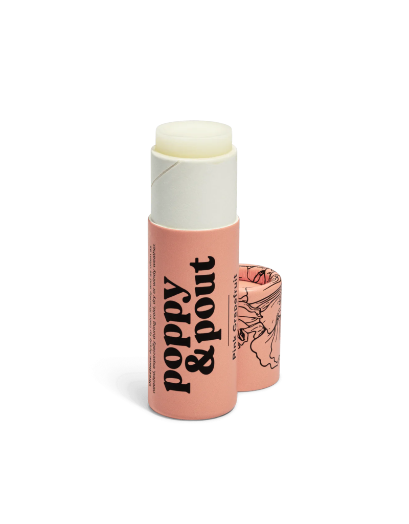 POPPY & POUT Pink Grapefruit Lip Balm