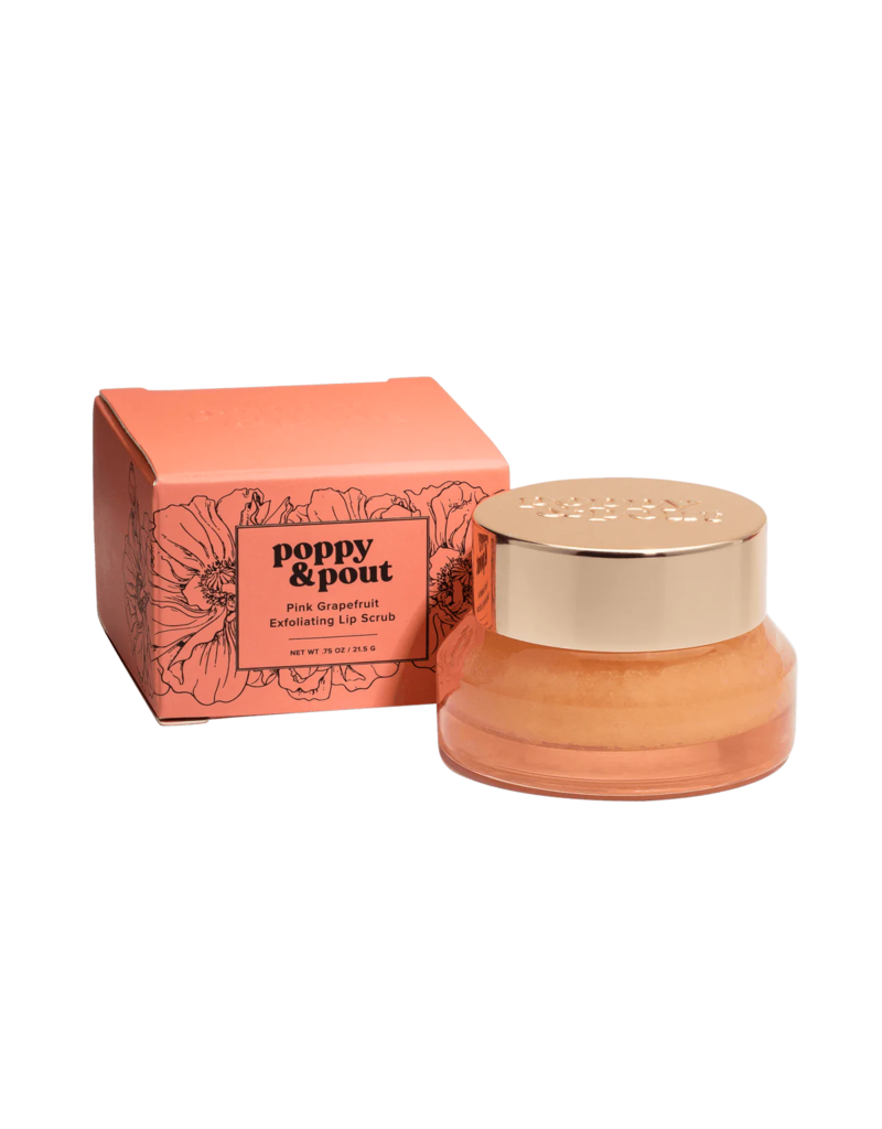 POPPY & POUT Pink Grapefruit Lip Scrub