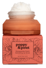 POPPY & POUT Pomegranate Peach Lip Scrub