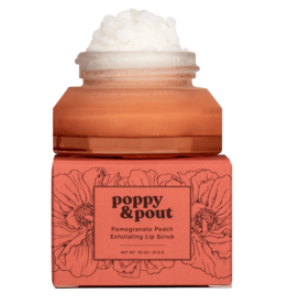 POPPY & POUT Pomegranate Peach Lip Scrub
