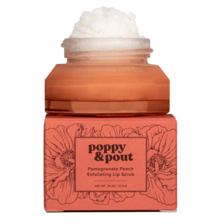 POPPY & POUT Pomegranate Peach Lip Scrub