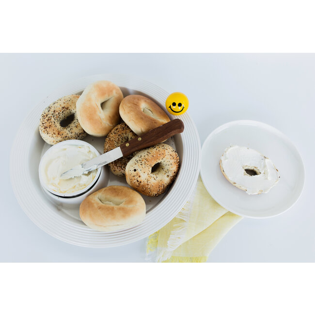 Nora Fleming Pinstripes Melamine Chip & Dip Her Hide Out