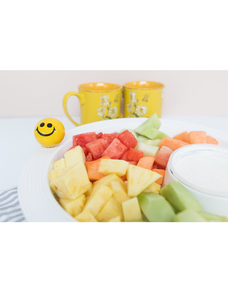 NORA FLEMING Pinstripes Melamine Chip & Dip