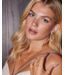 Danielle Gold Convertible Link Earrings in White Crystal