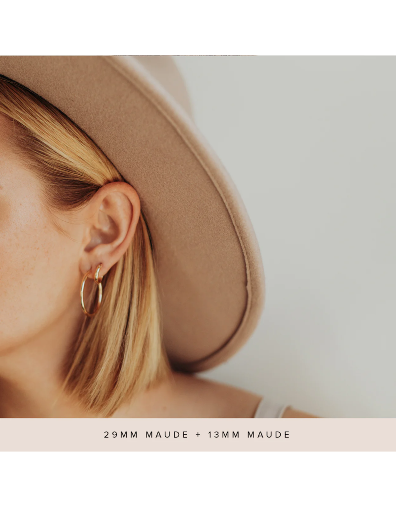 MADE BY MARY Maude Hoop Earrings