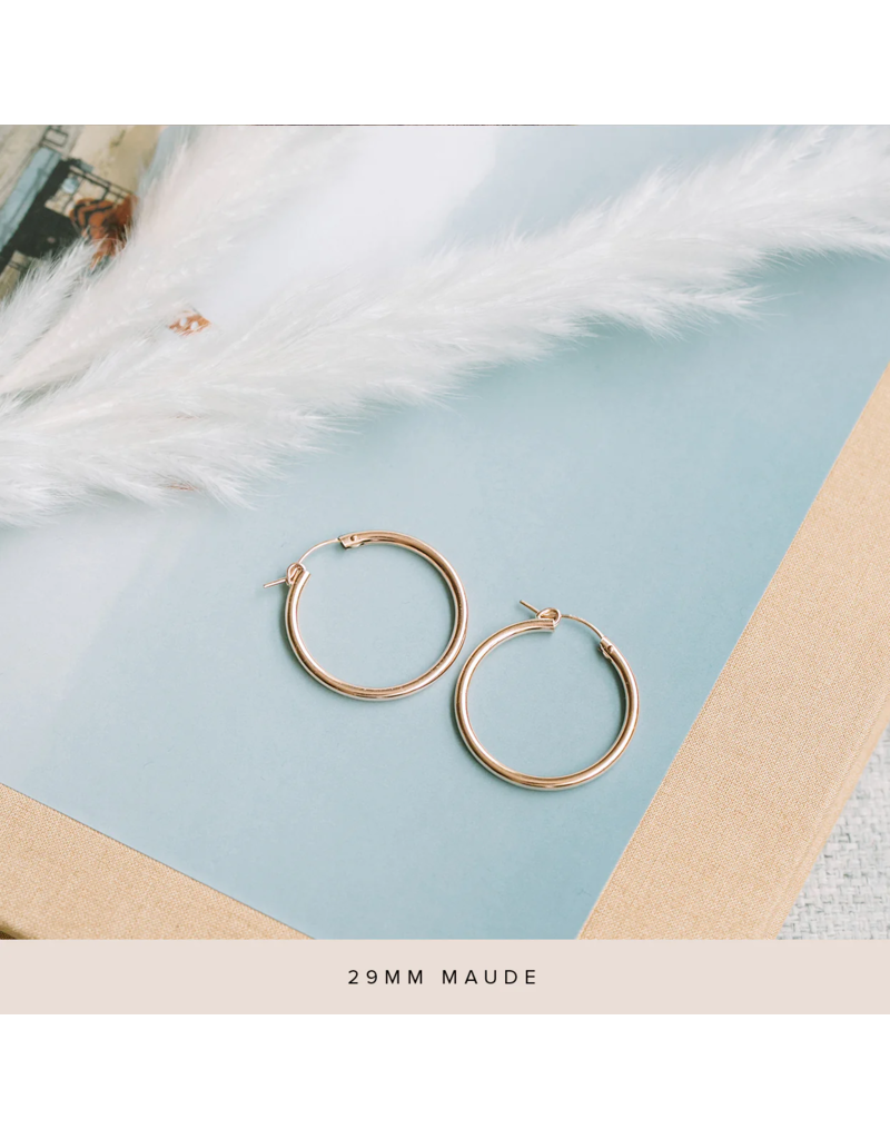 MADE BY MARY Maude Hoop Earrings