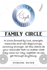 TJAZELLE Family Circle Bracelet in Larimar & Silver TJAZELLE Family Circle Bracelet in Larimar & Silver