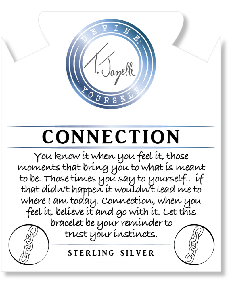 TJAZELLE Connection Bracelet in Larimar & Silver