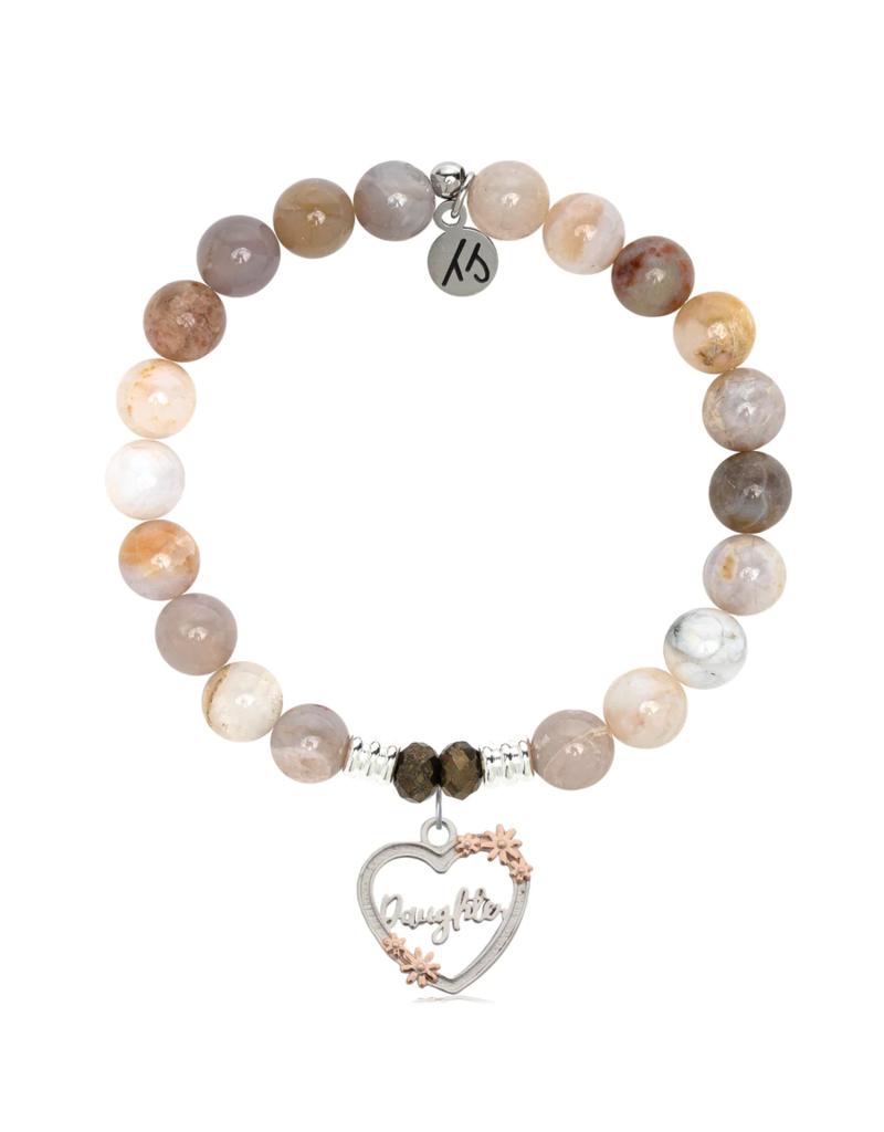 TJAZELLE Daughter Bracelet in Australian Agate & Silver