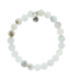 Harmony Stacker Bracelet in White Chalcedony & Silver