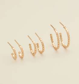 MADE BY MARY Poppy Hoop Earrings