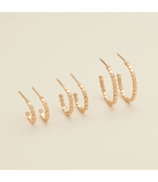 MADE BY MARY Poppy Hoop Earrings