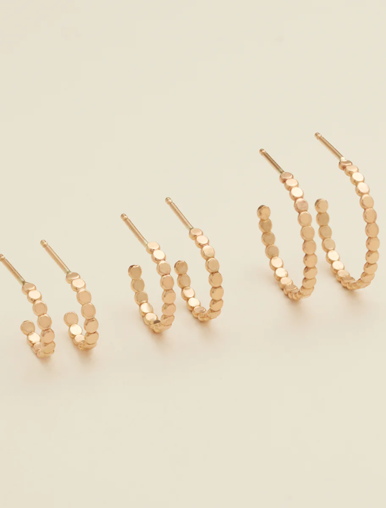 MADE BY MARY Poppy Hoop Earrings