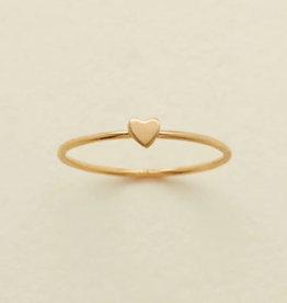 MADE BY MARY Heart Stacking Ring