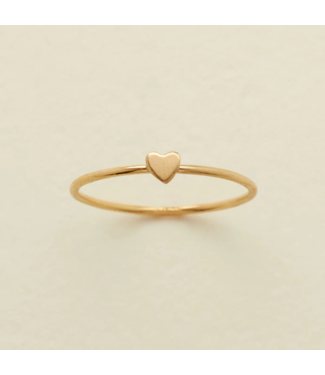 MADE BY MARY Heart Stacking Ring