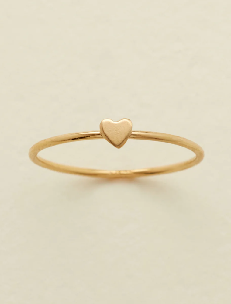 MADE BY MARY Heart Stacking Ring