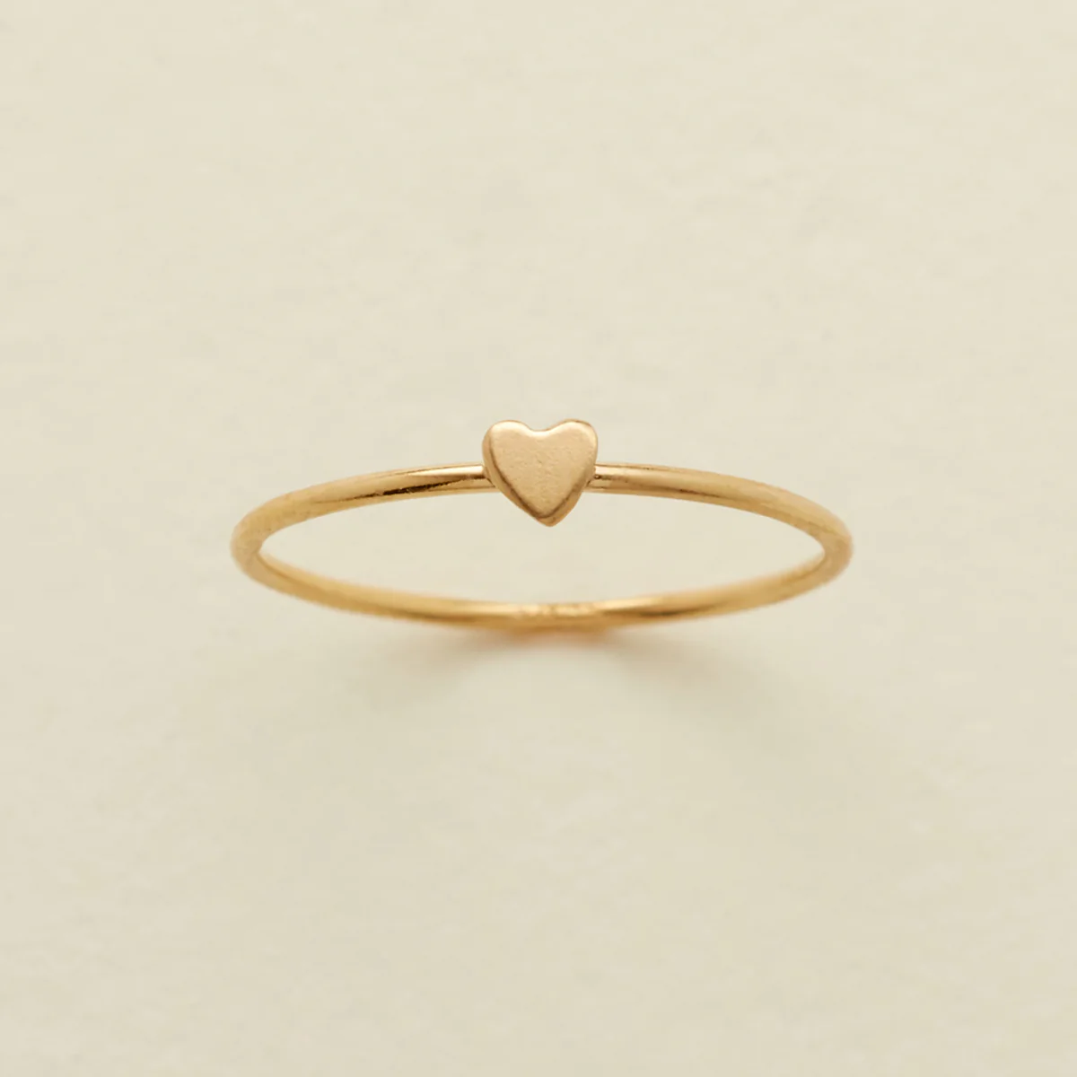 MADE BY MARY Heart Stacking Ring