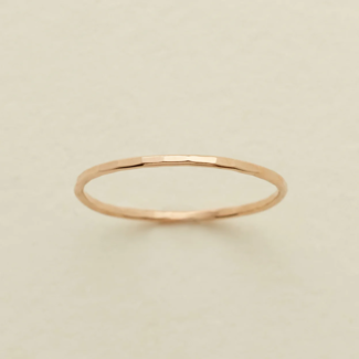 MADE BY MARY Hammered Stacking Ring