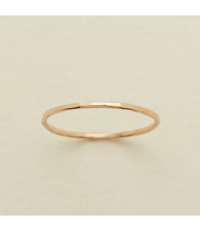 Hammered Stacking Ring