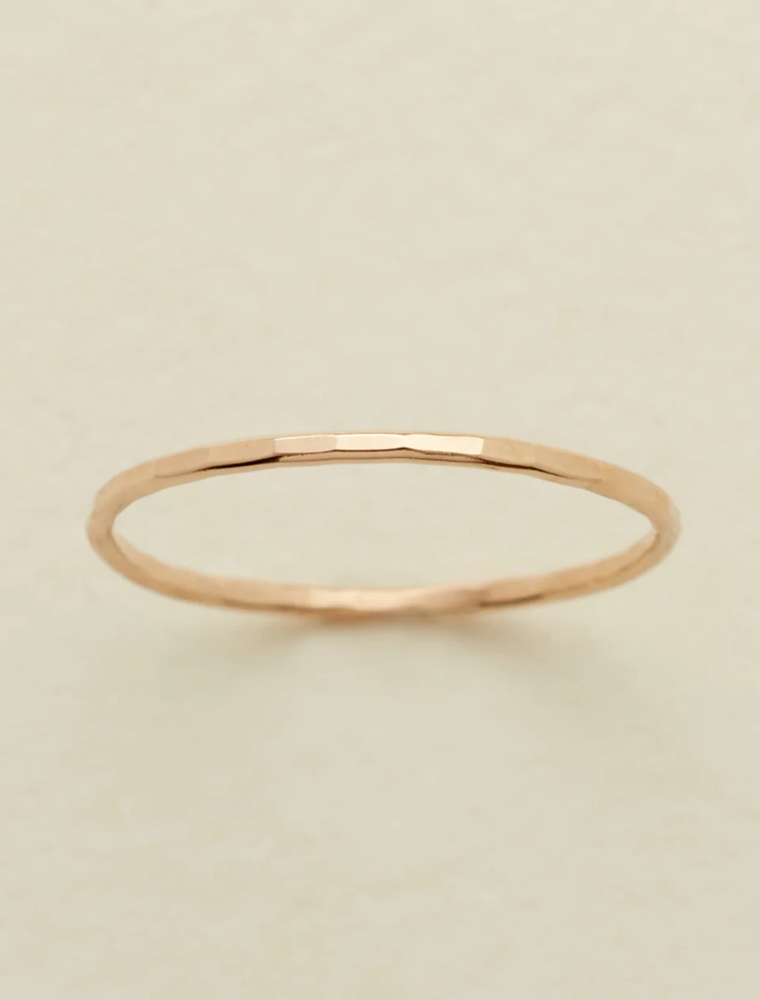 MADE BY MARY Hammered Stacking Ring