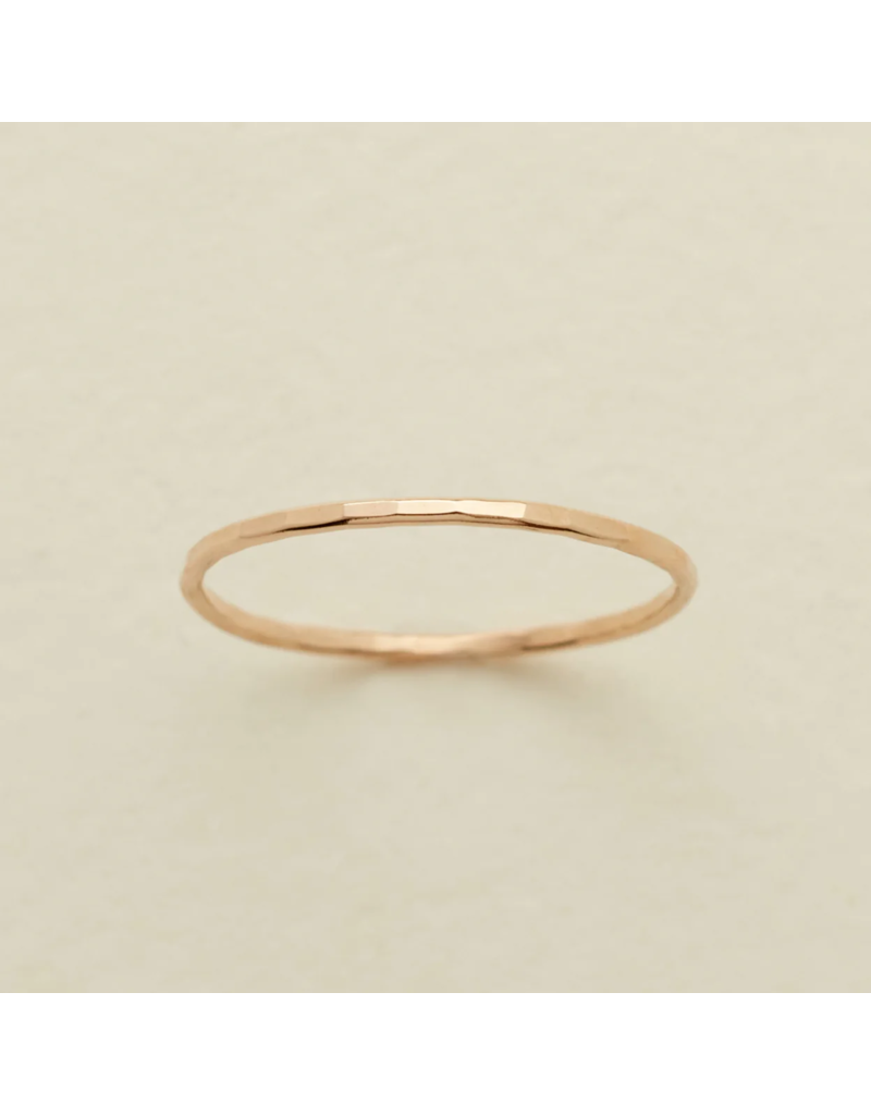 MADE BY MARY Hammered Stacking Ring