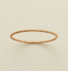 MADE BY MARY Braided Stacking Ring