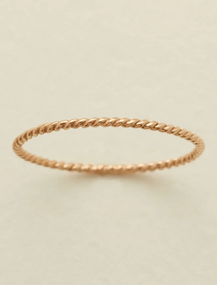 MADE BY MARY Braided Stacking Ring
