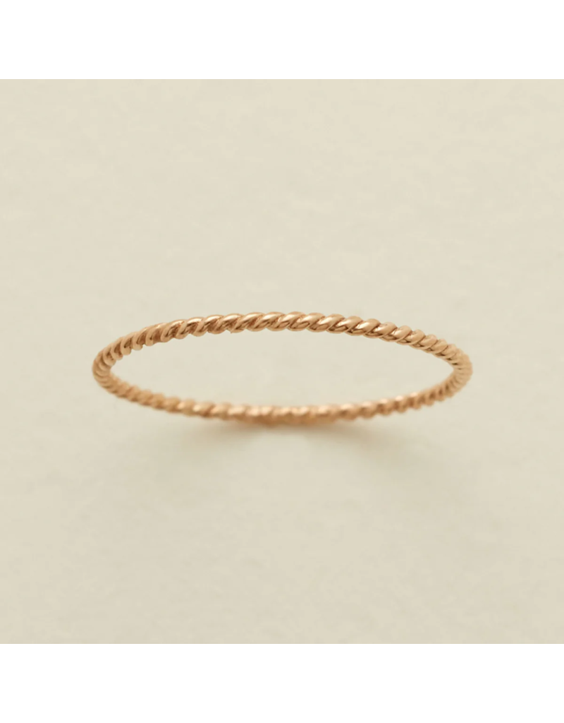 MADE BY MARY Braided Stacking Ring