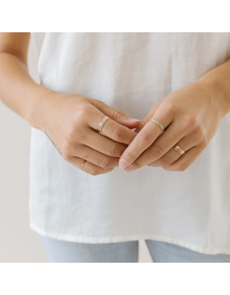 MADE BY MARY Braided Stacking Ring