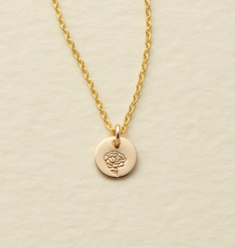 MADE BY MARY January Birth Flower Necklace