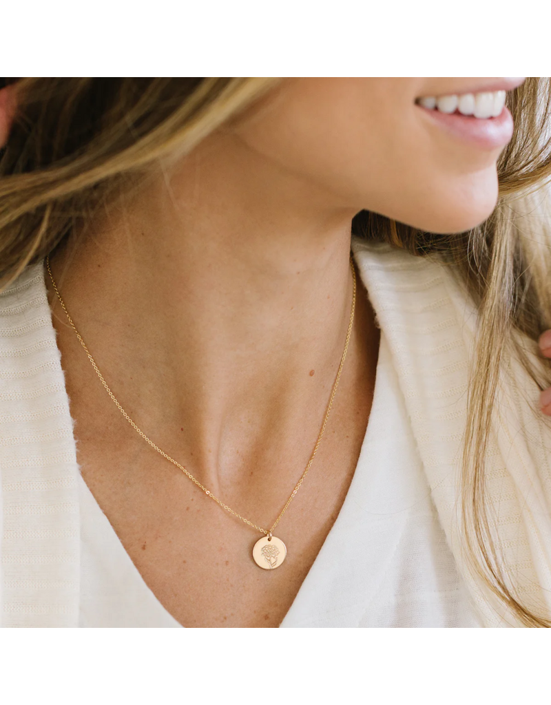 MADE BY MARY January Birth Flower Necklace